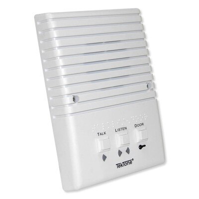 TekTone Apartment Speaker Station, 4 Wire, Flush Mount